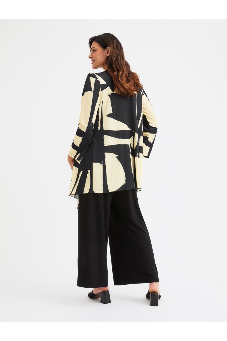 Waterfall Jacket, Alternate, color, Black Cream