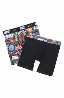 Kids' 2-Pack Assorted Printed Boxer Briefs
