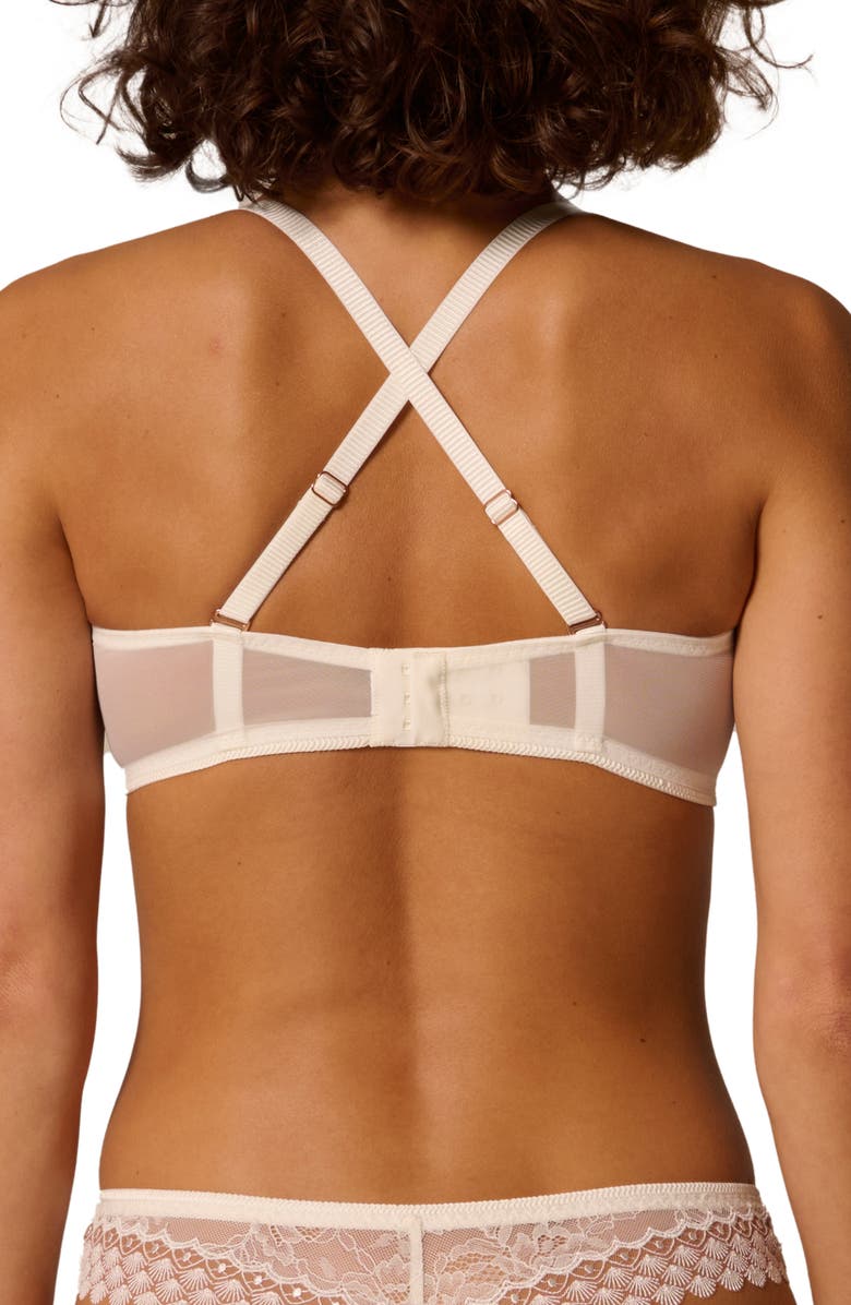 Simone Perele Radieuse Underwire Demi Bra, Alternate, color, Ivory