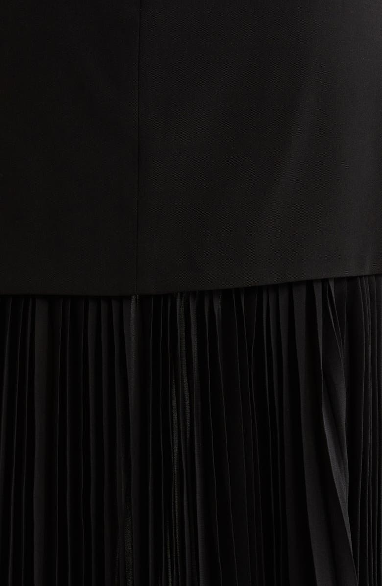 ASTR the Label Deaile Contrast Layer Skirt, Alternate, color, Black