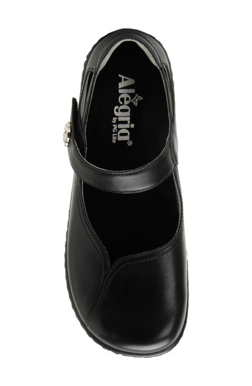 Alegria By Pg Lite Onika Mary Jane Platform Clog In Black
