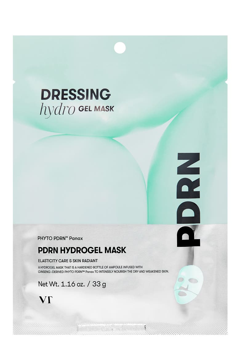 PDRN Hydrogel Mask, Main, color, SILVER/ GREEN