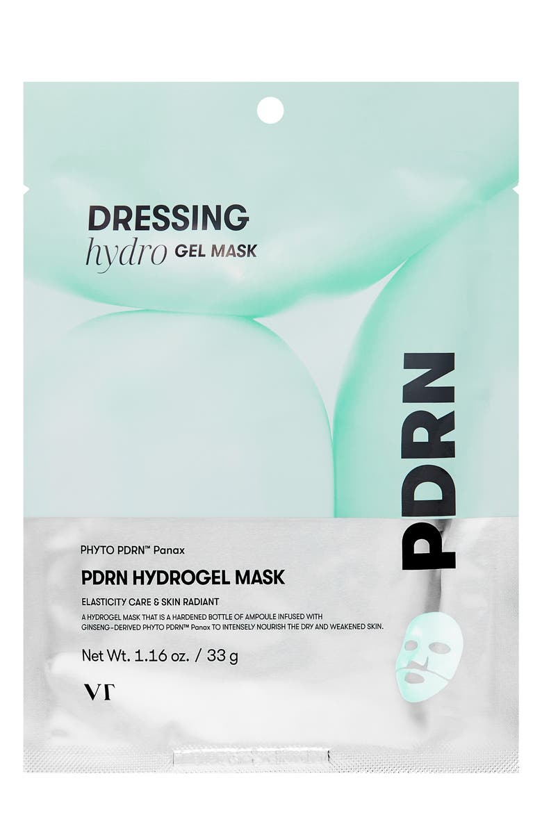 VT COSMETICS PDRN Hydrogel Mask, Main, color, Silver/ Green
