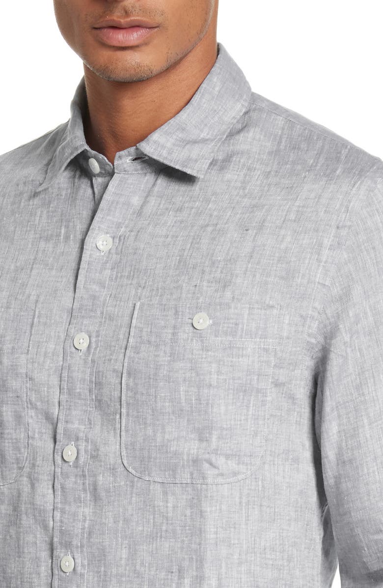 Todd Snyder Linen Shirt, Alternate, color, 
