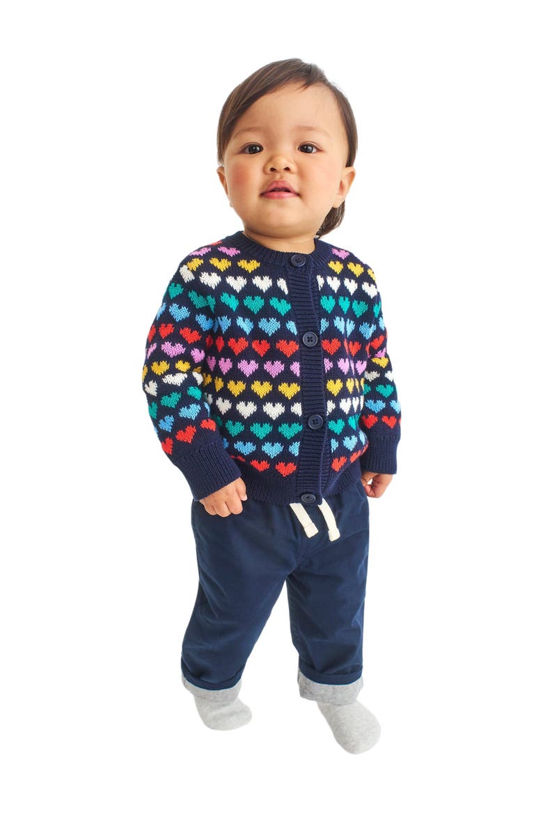 Baby Lined Stretch Chino Drawstring Pant, Alternate, color, Dark Navy