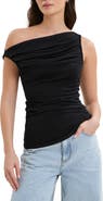 Marcella Cooper Ruched Off the Shoulder Top