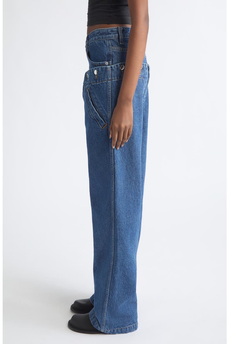 Chap Cutout Wide Leg Jeans, Alternate, color, VINTAGE