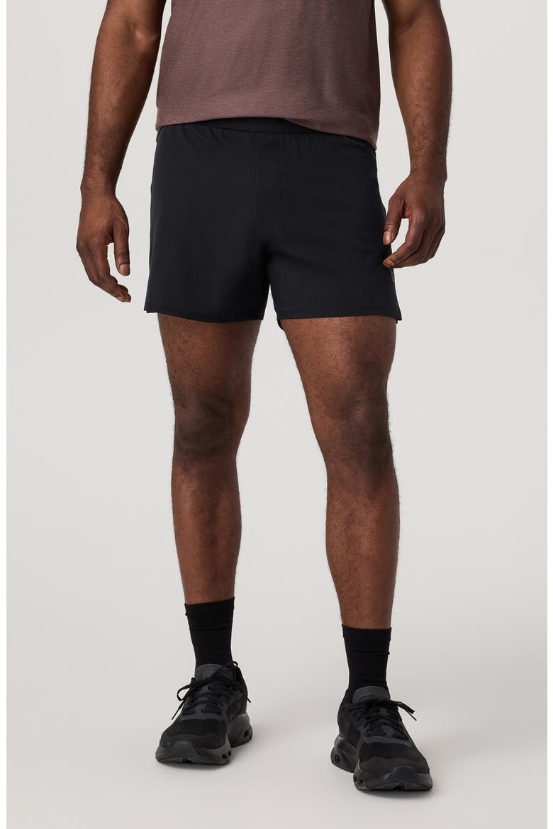 Qualify Classic Lined 5-Inch Training Shorts, Main, color, BLACK