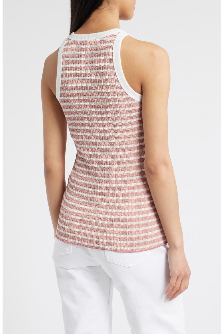 Stripe Racerback Tank, Alternate, color, BLUSH