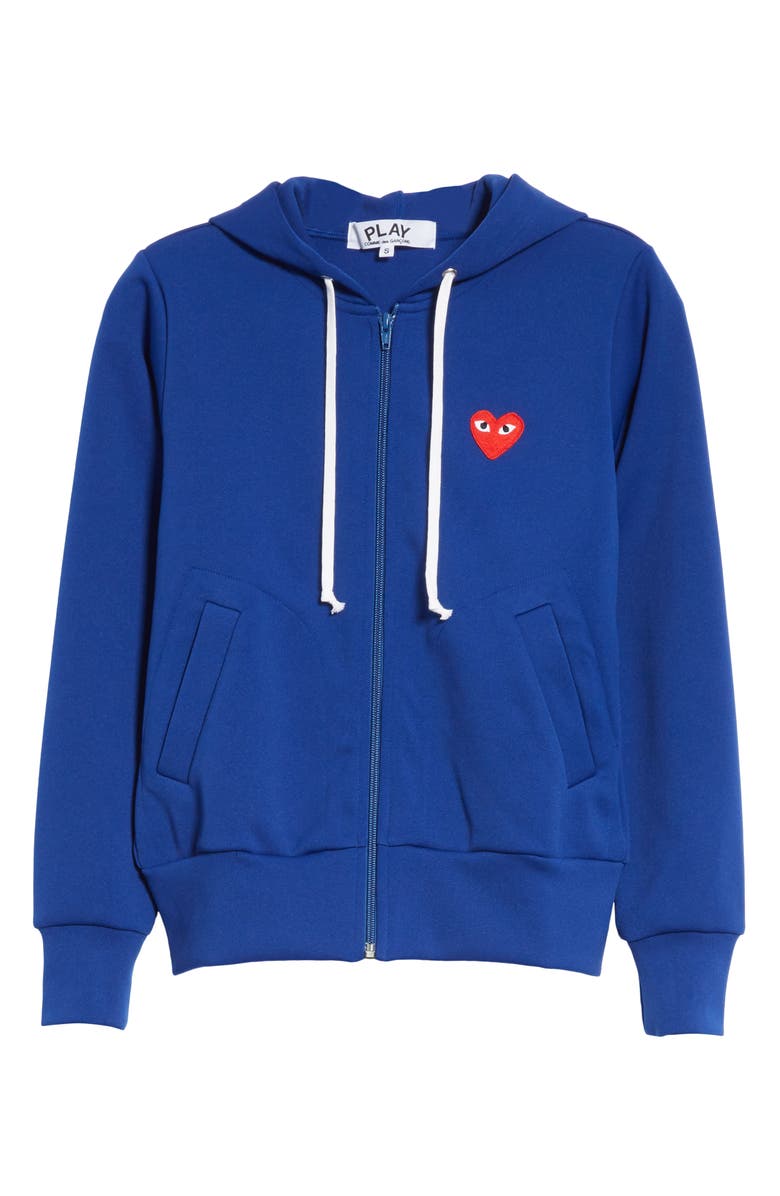 Comme des Garçons PLAY Zip Hoodie, Alternate, color, 