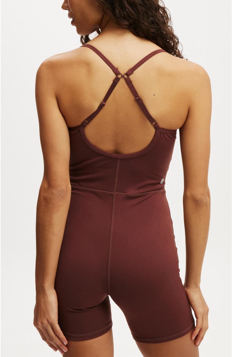 COTTON ON BODY Women's Active Ultra Soft Bike Short All In One, Alternate, color, Cappuccino