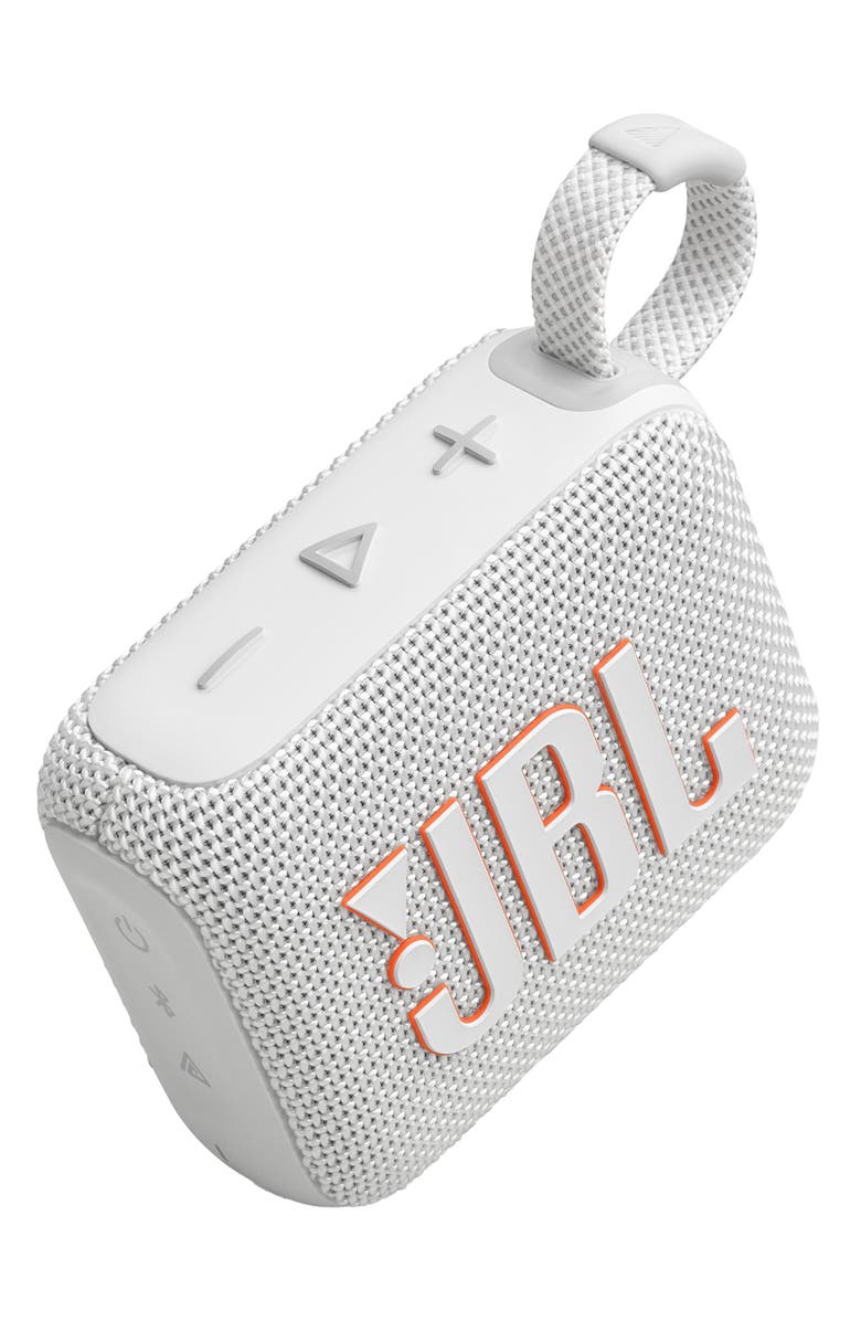 JBL Go 4 Waterproof Speaker, Alternate, color, White
