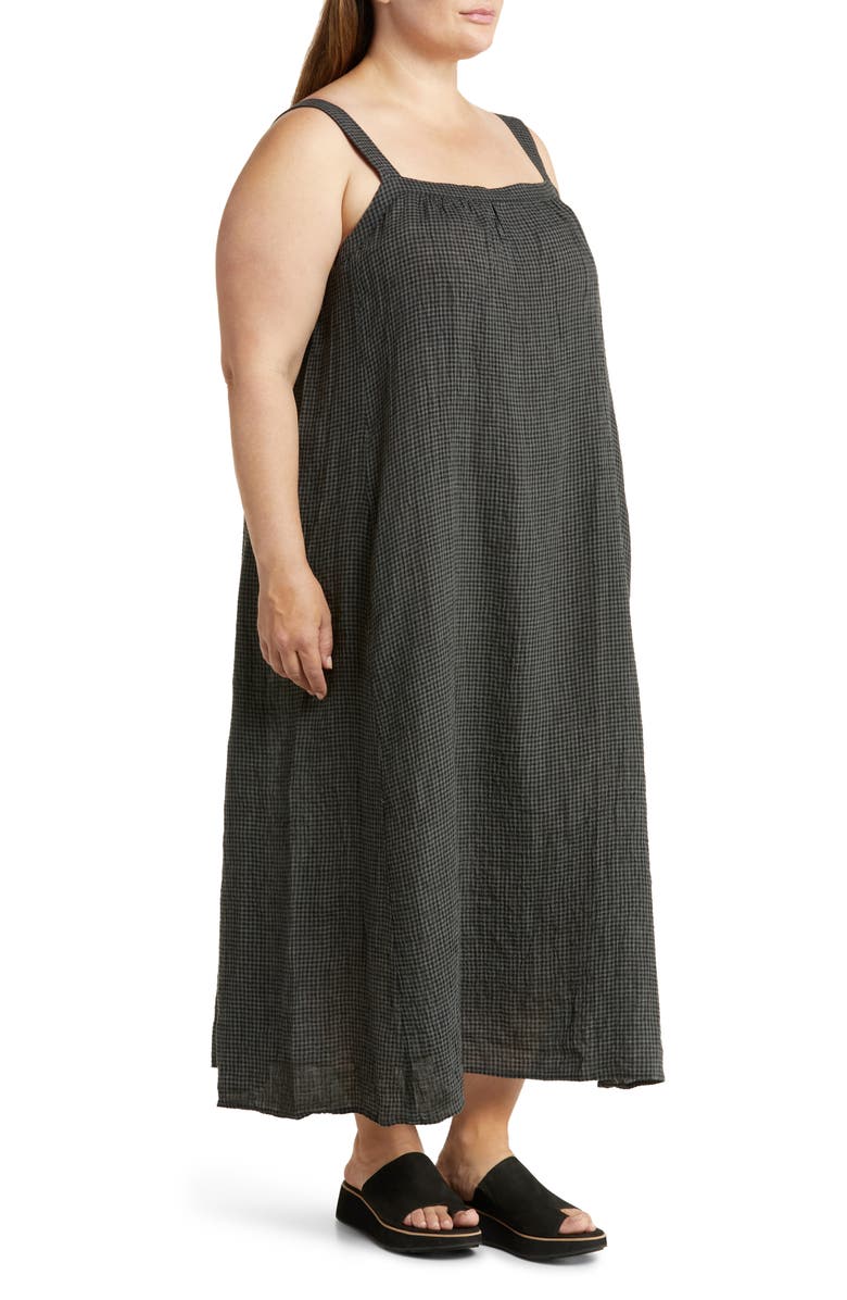 Eileen Fisher Square Neck Organic Linen Sundress | Nordstrom