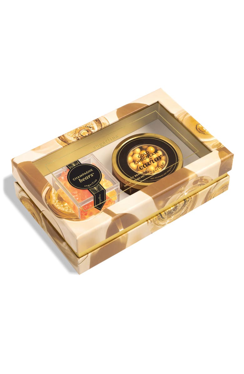 sugarfina Sweet Hors D'oeuvre Candy Bento Box & Candy Bar Bundle, Alternate, color,