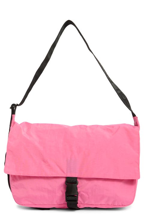 Recycled Nylon Messenger Bag