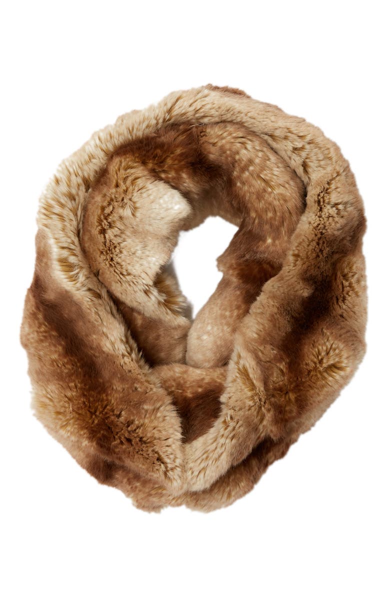 Badgley Mischka Collection Badgley Mischka Faux Chinchilla Neck Warmer, Alternate, color,