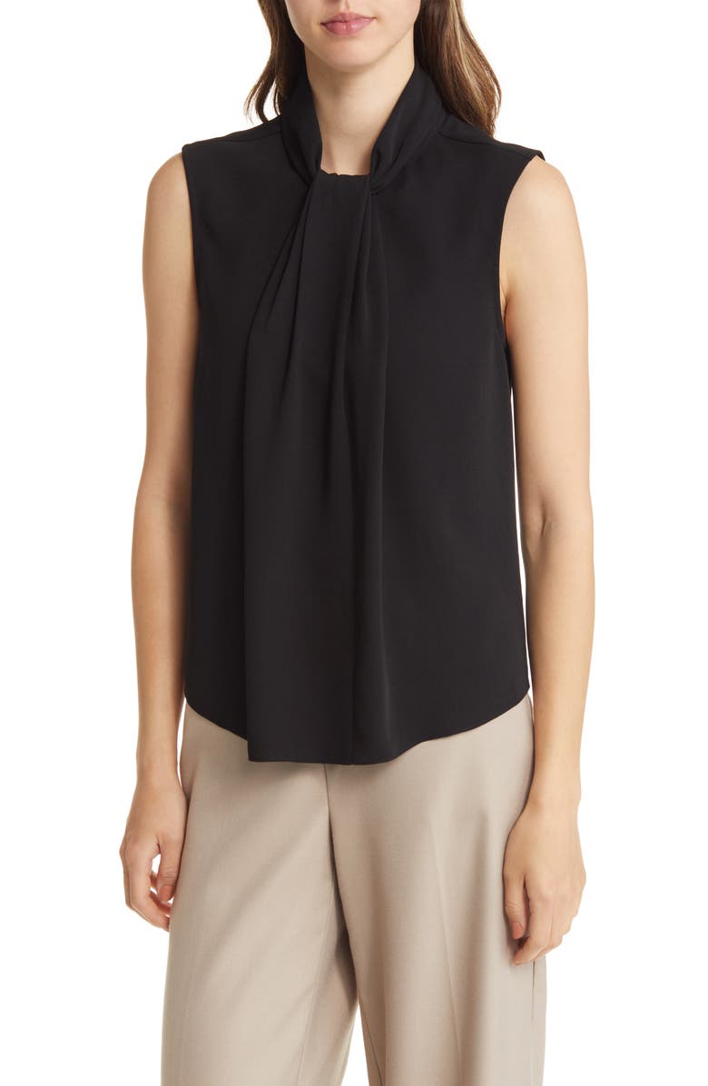 Nordstrom Tie Neck Sleeveless Top, Main, color,