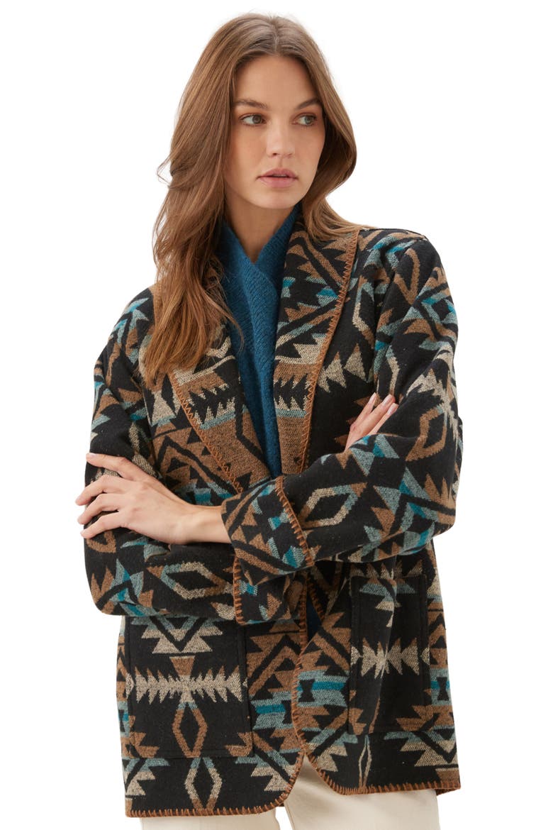 Ranch Jacket, Alternate, color, BLACK COMBO