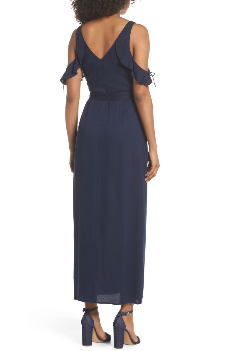 PAIGE Lystra Cold Shoulder Maxi Dress, Alternate, color, 