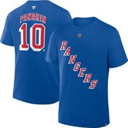FANATICS Men's Fanatics Artemi Panarin Blue New York Rangers Authentic Stack Name & Number T-Shirt