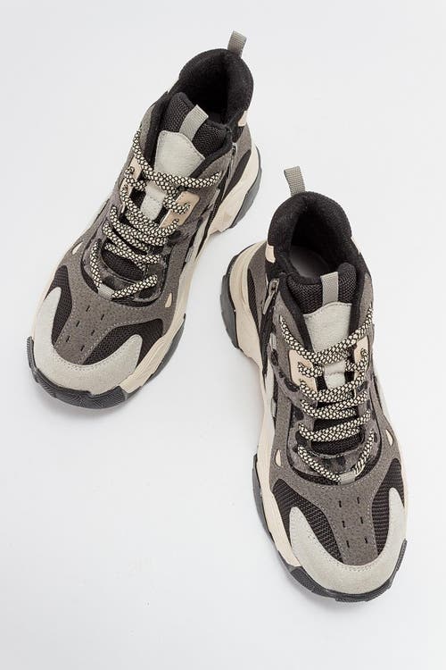 Prologue Shoes Lowel Sneaker Boot In Gray