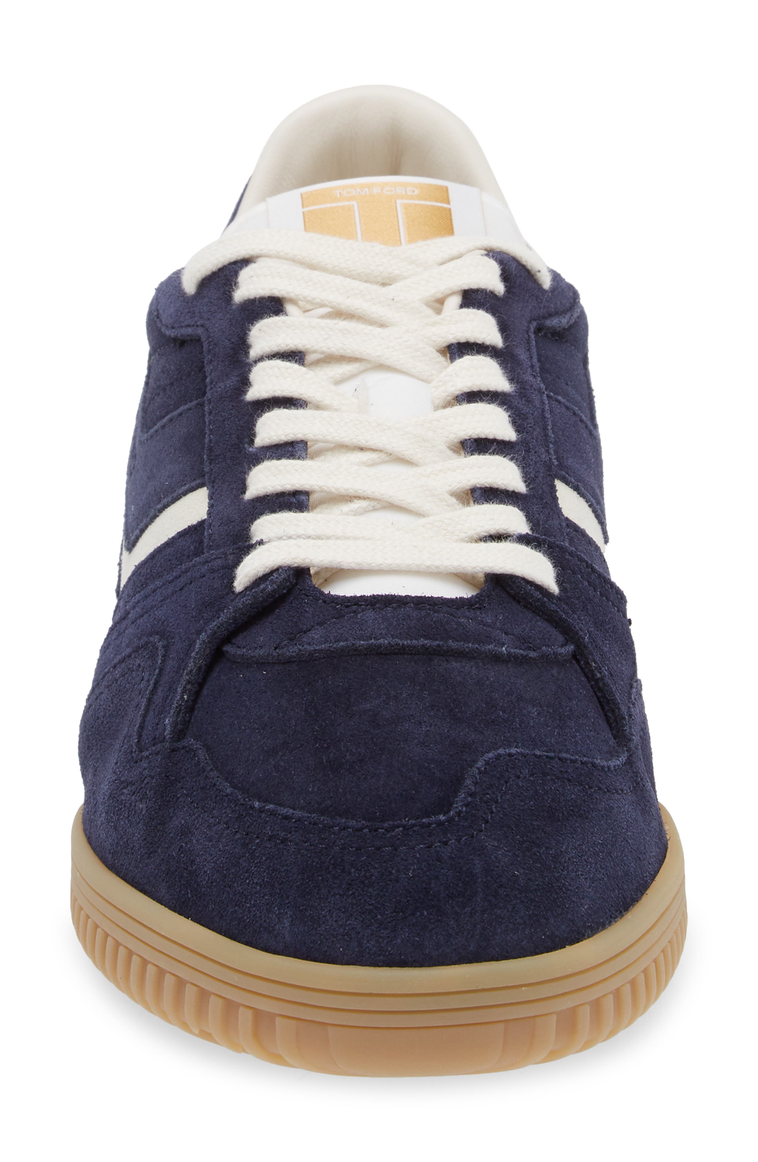 TOM FORD Jackson Suede Low Top Sneaker, Alternate, color, 