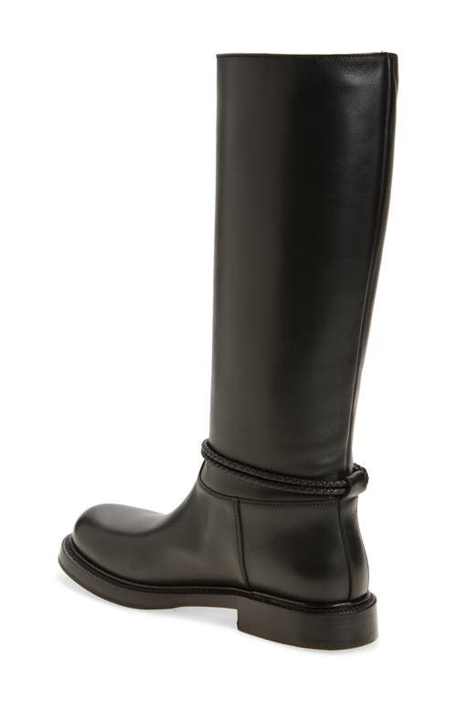 Bottega Veneta James Harness Riding Boot In Black