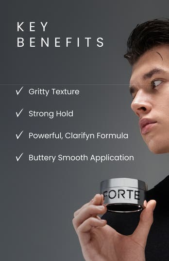 Chrome Clay (2.5 oz),  Strong Hold, Matte Finish & Reworkable Texture.