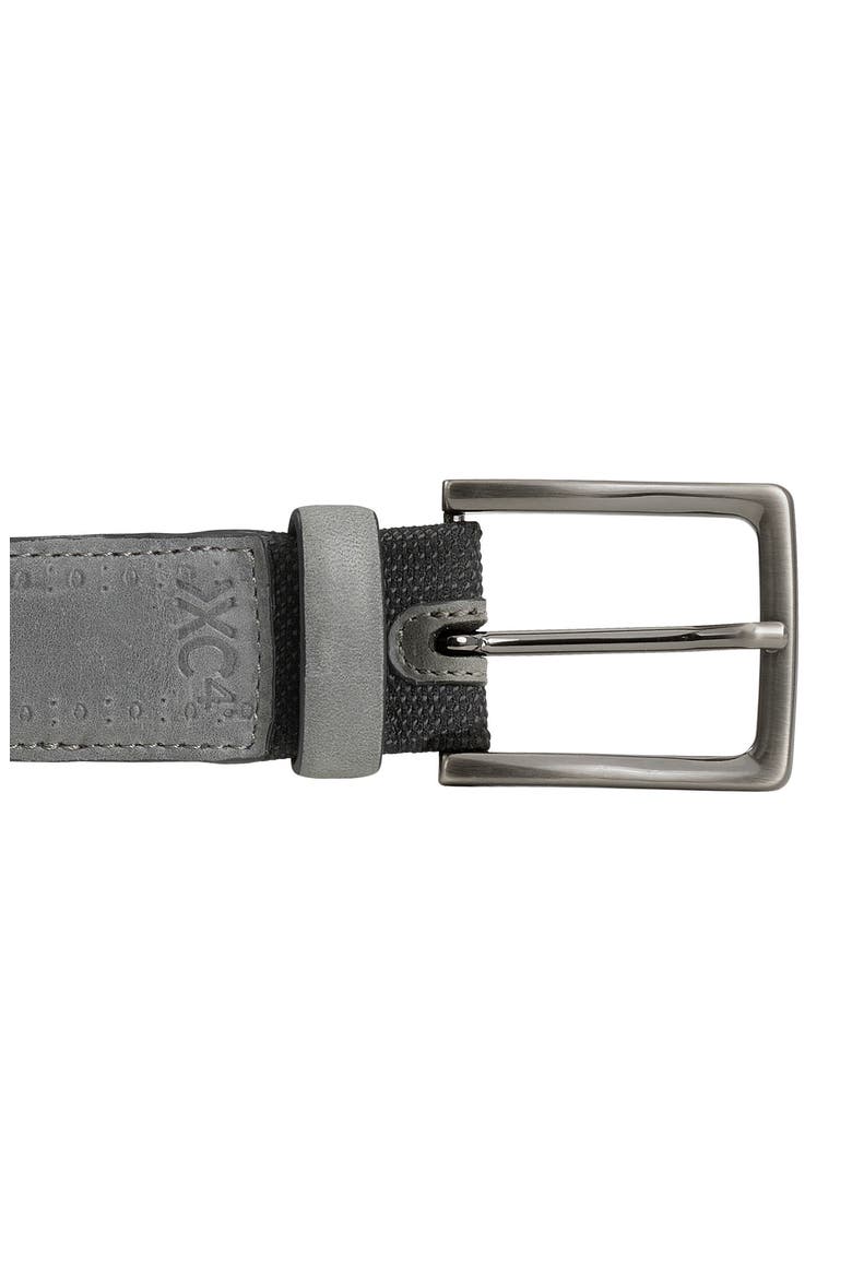 XC4 Perforated Leather Belt, Alternate, color, LIGHT GRAY LEATHER