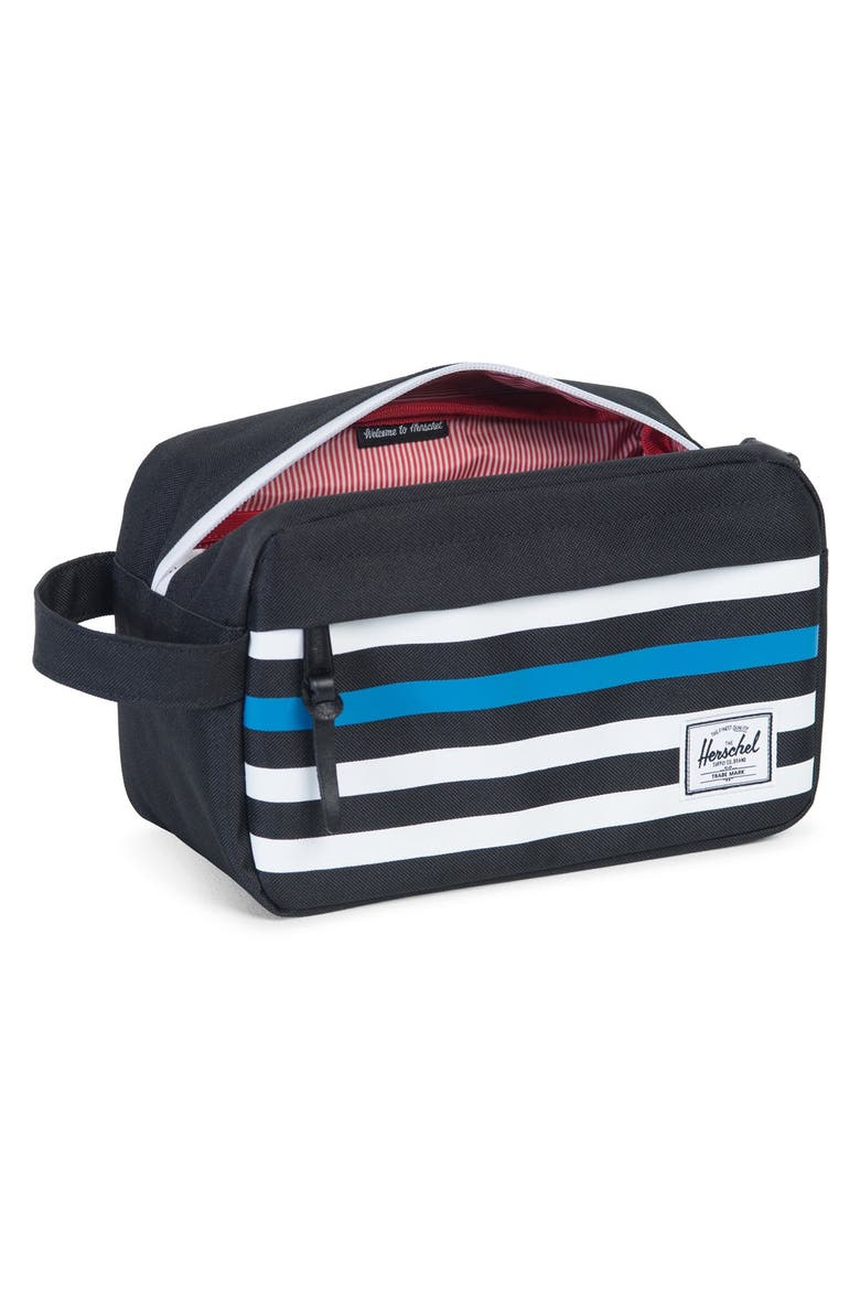 'Chapter - Offset' Travel Kit, Alternate, color, BLACK OFFSET STRIPE