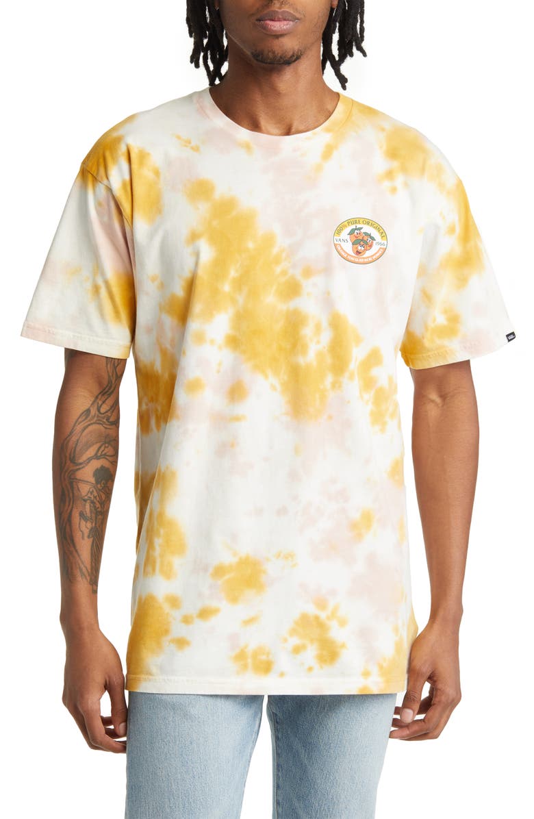 Vans Have A Peel Tie Dye Cotton Graphic T-Shirt, Main, color, 
