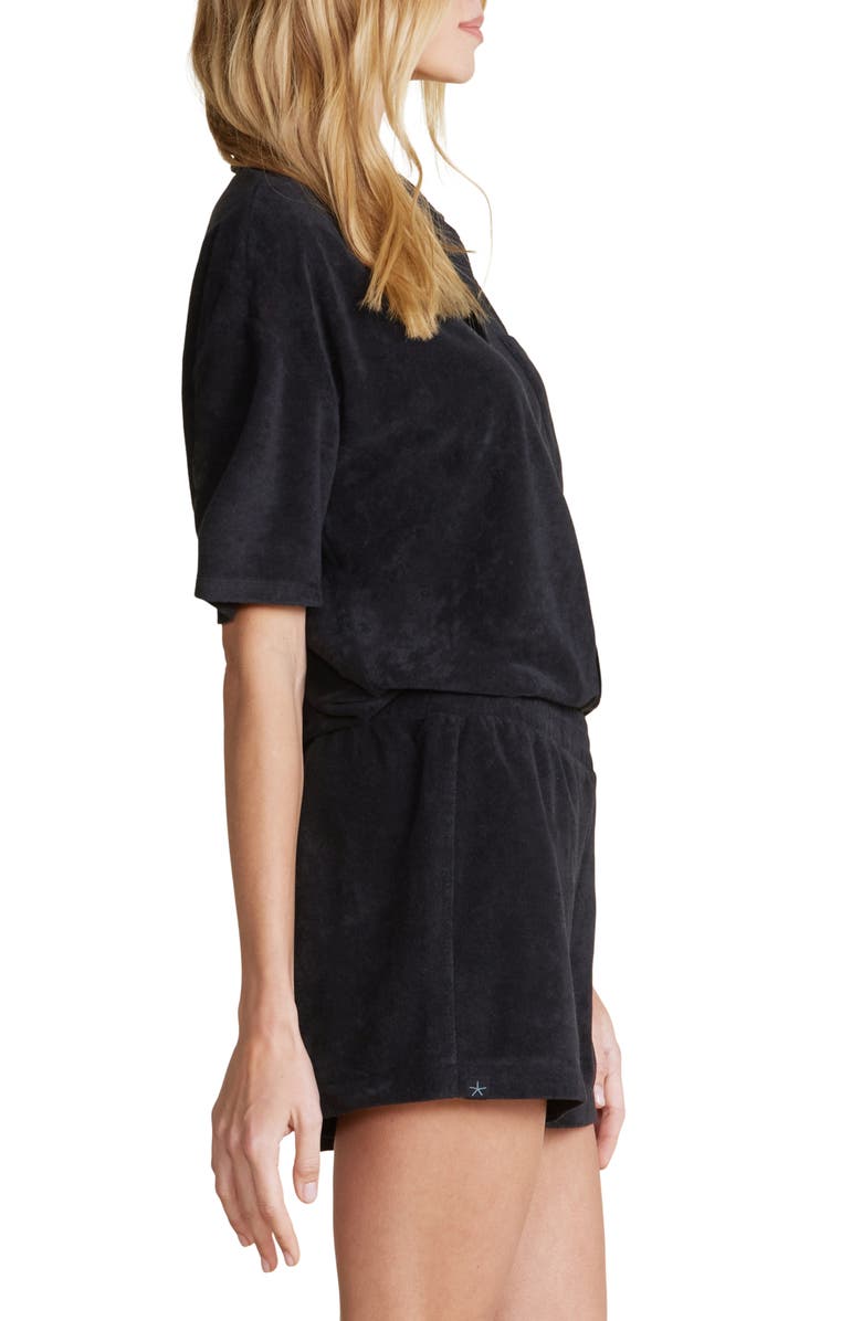 Cozy Terry<sup>®</sup> Short Sleeve Button-Up Shirt