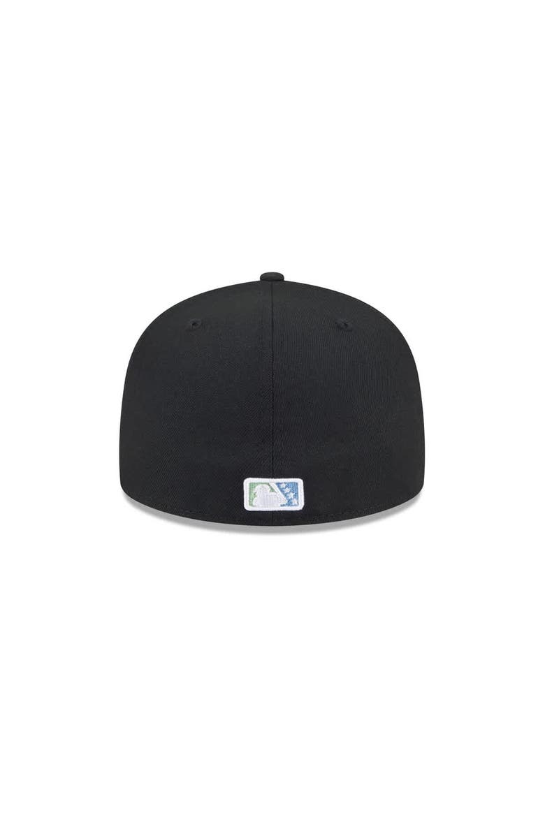 Men's New Era  Black Harrisburg Senators Theme Nights 59FIFTY Fitted Hat, Alternate, color, Black