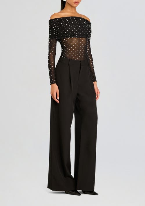 Shop Retroféte Retrofête Oriana Top In Black/silver
