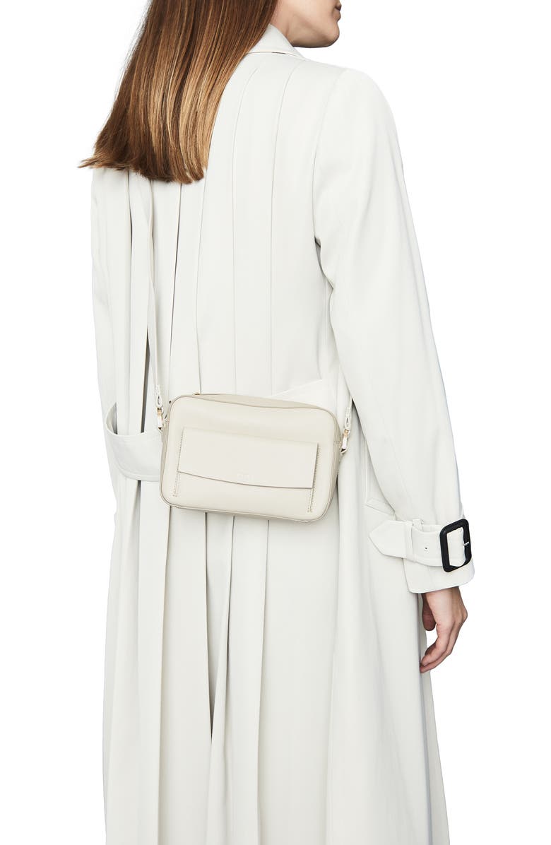 Reiss Archie Leather Crossbody Bag, Alternate, color,