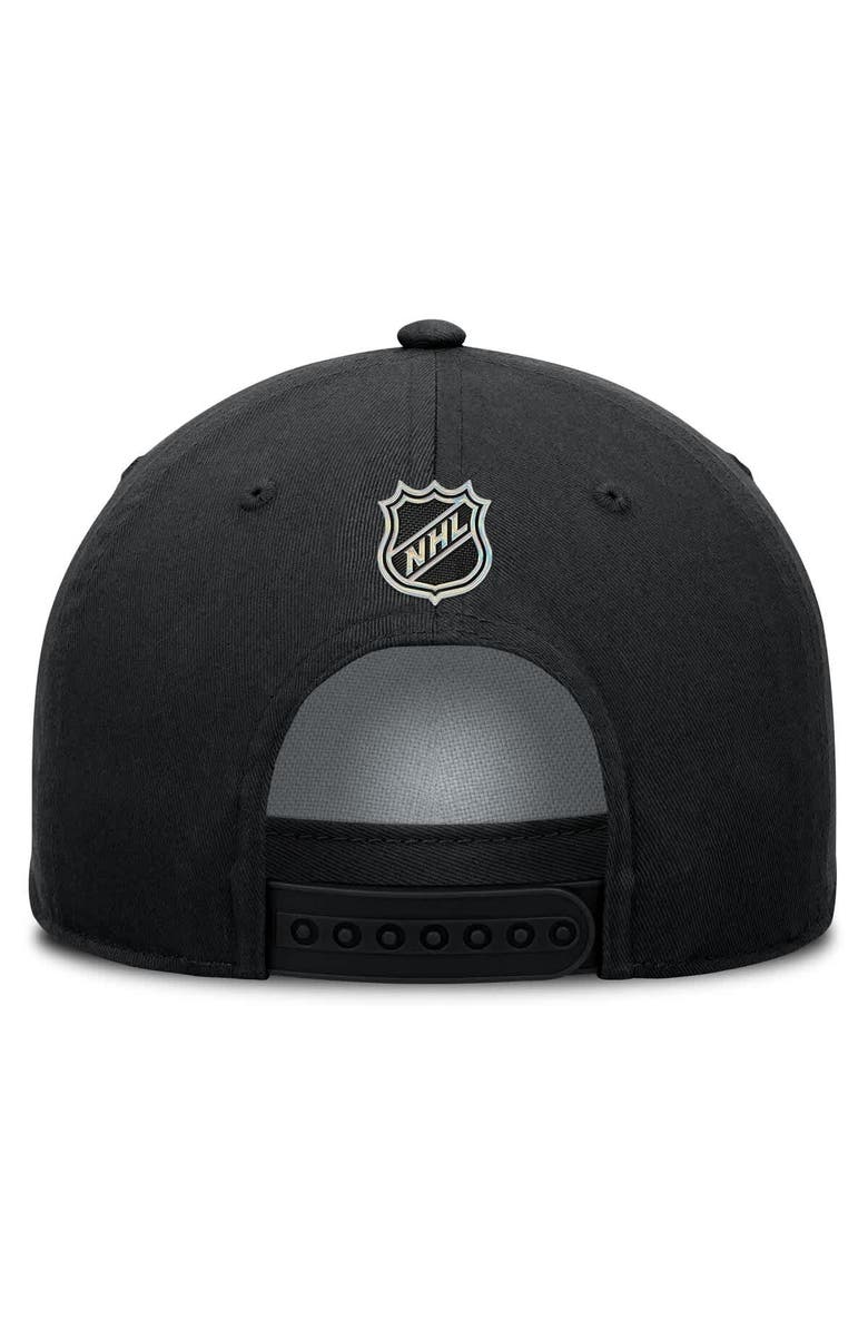 FANATICS Men's Fanatics Black Boston Bruins Authentic Pro Rink Roper A-Frame Adjustable Hat, Alternate, color, Black