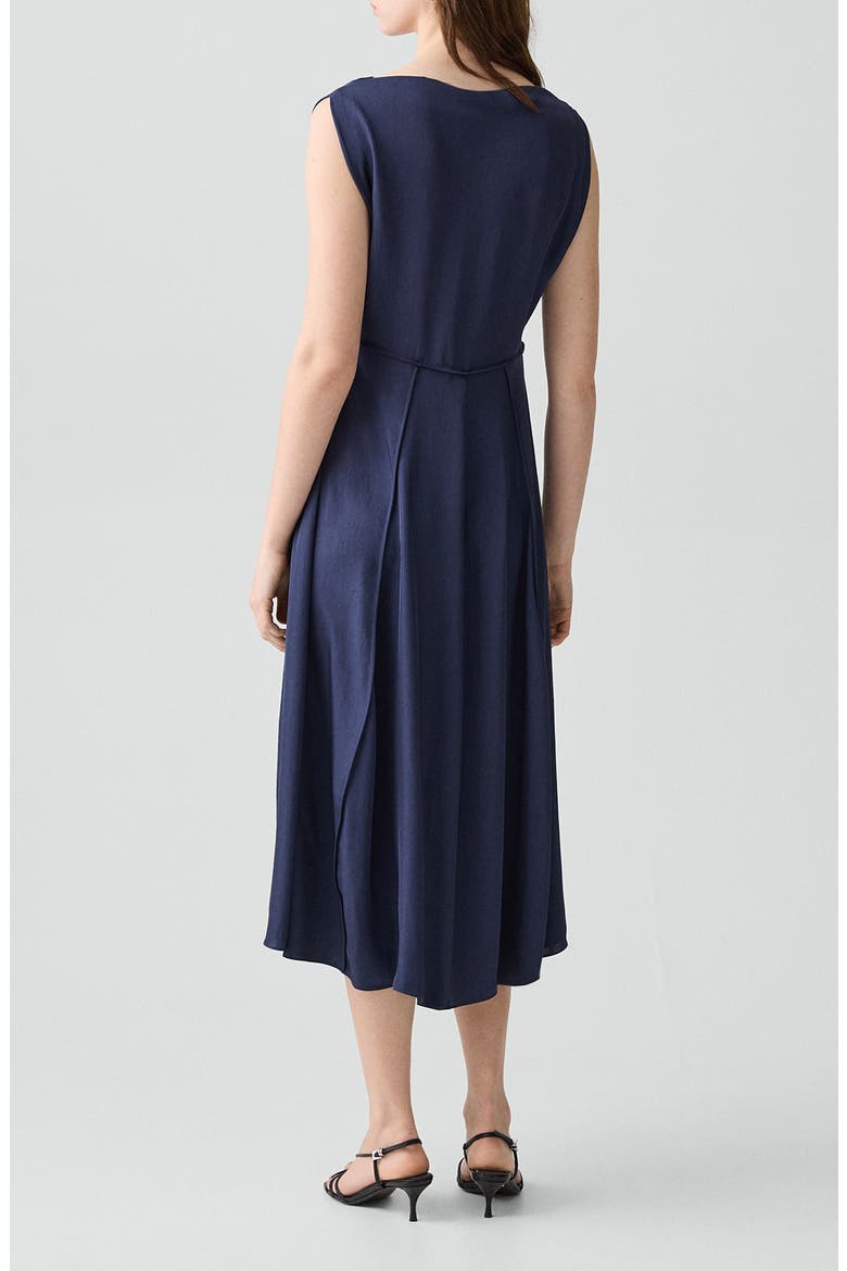 Boat Neck Midi Dress, Alternate, color, NOCTURNE NAVY