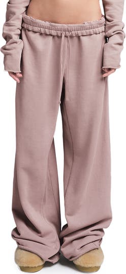 Wide Leg French Terry Sweatpants