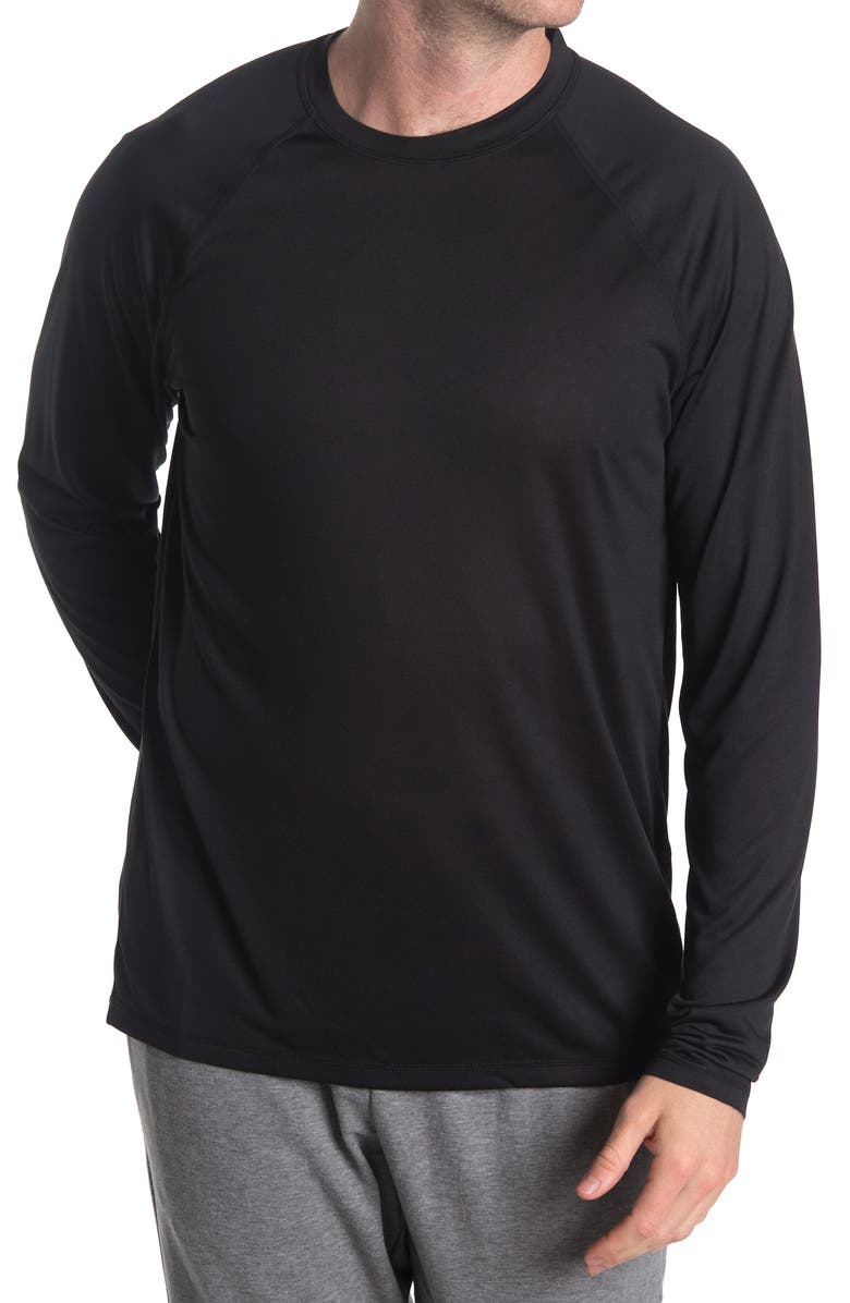 Z by Zella Core Long Sleeve Performance T-Shirt, Main, color, 