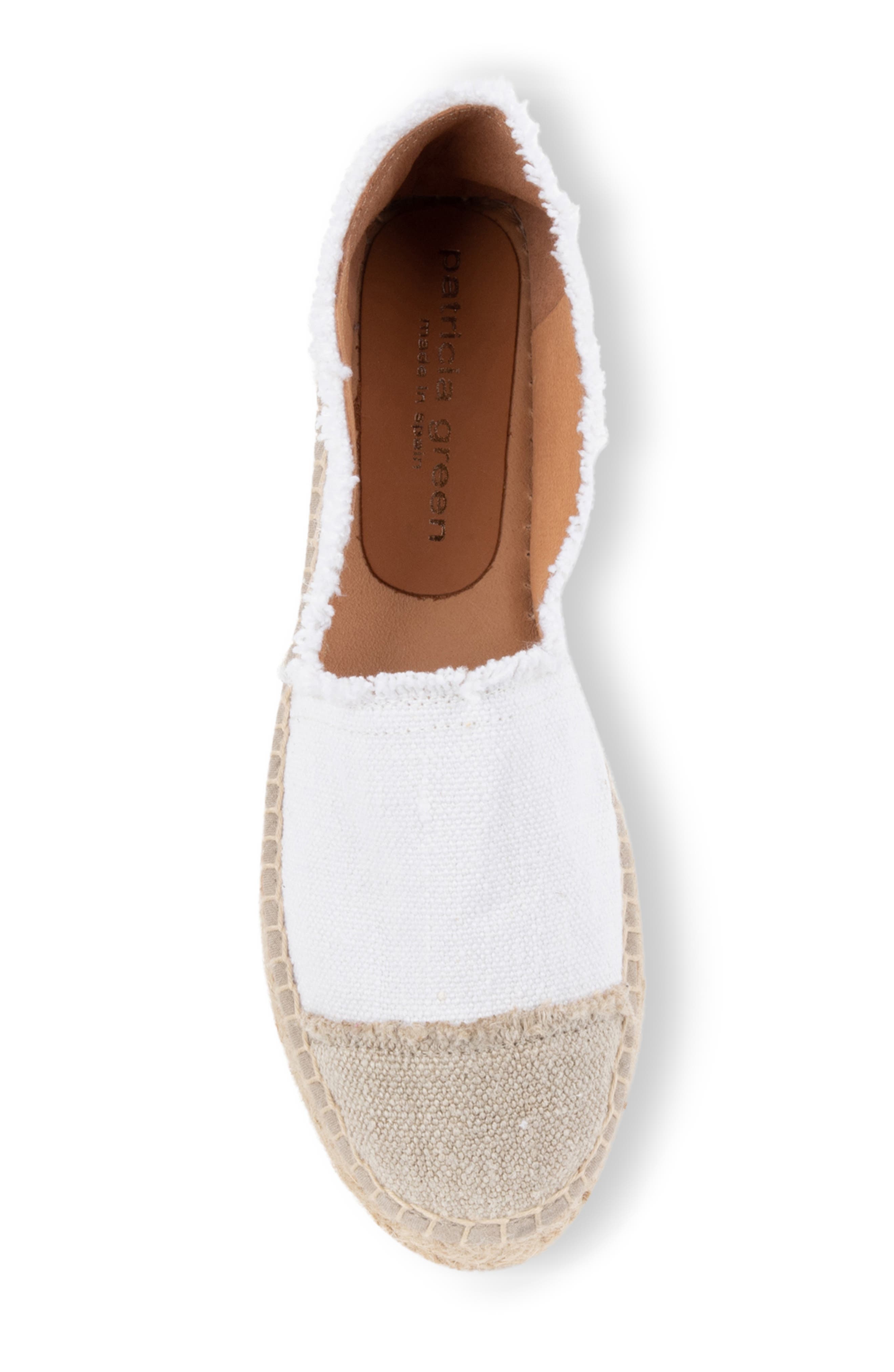 patricia green Maui Espadrille, Alternate, color, White