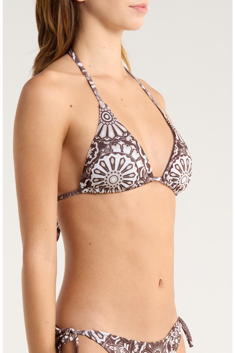 Adley Triangle Bikin Top, Alternate, color, BEACH BROWN COMBO