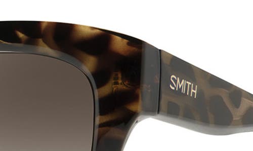 Smith Sway 52mm Chromapop™ Polarized Square Sunglasses In Brown