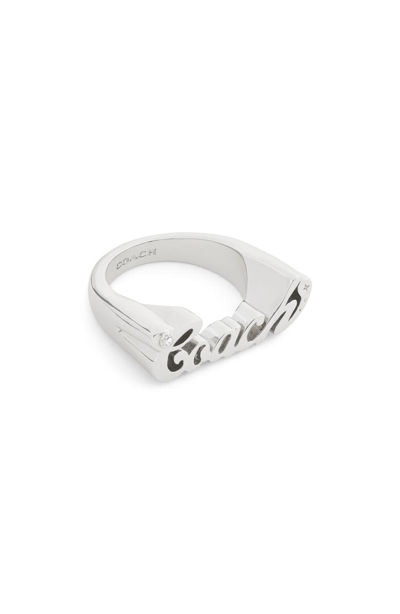 COACH Nameplate Ring, Alternate, color,
