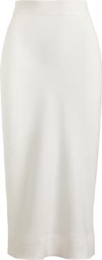 Lauren Ralph Lauren Linen Midi Pencil Skirt