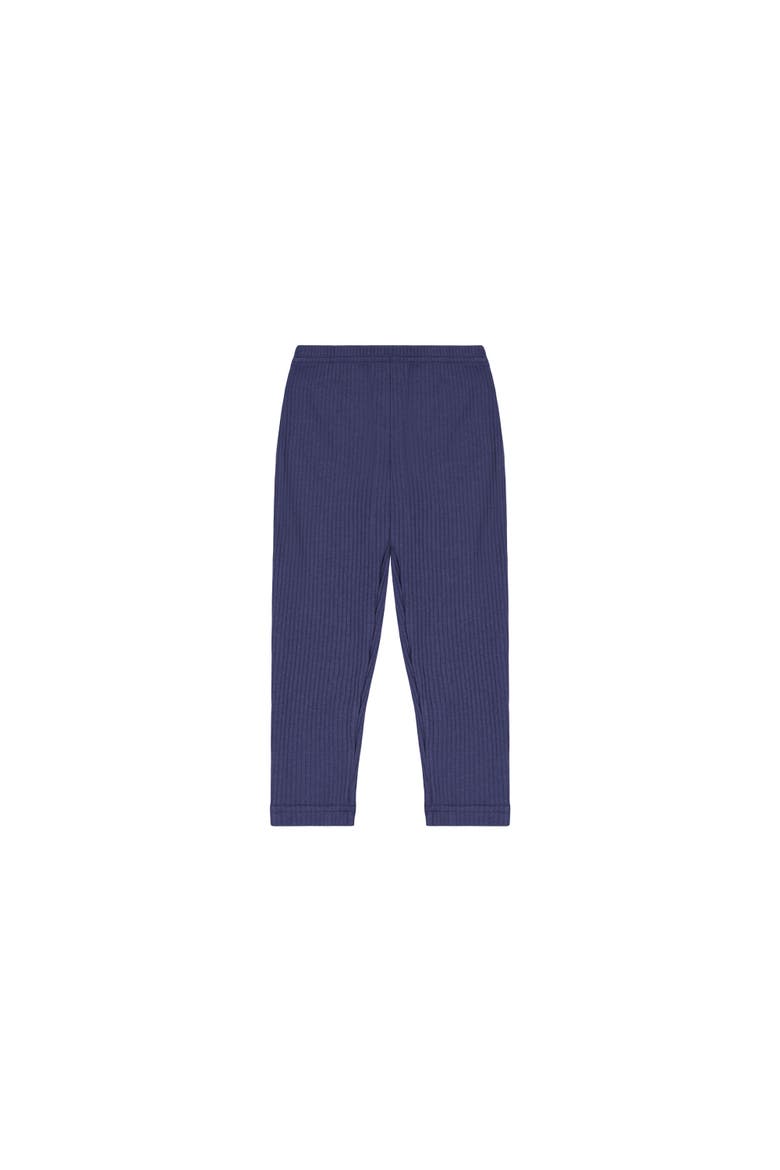 Leggings Navy Ribbed Knit, Main, color, navy ribbed knit