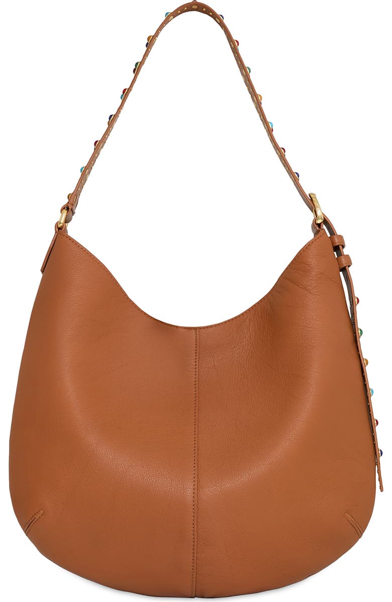 Rebecca Minkoff Naomi Leather Hobo, Main, color, Caramello