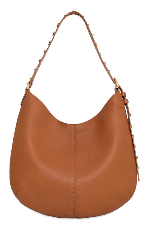 Rebecca Minkoff Naomi Leather Hobo in Caramello at Nordstrom