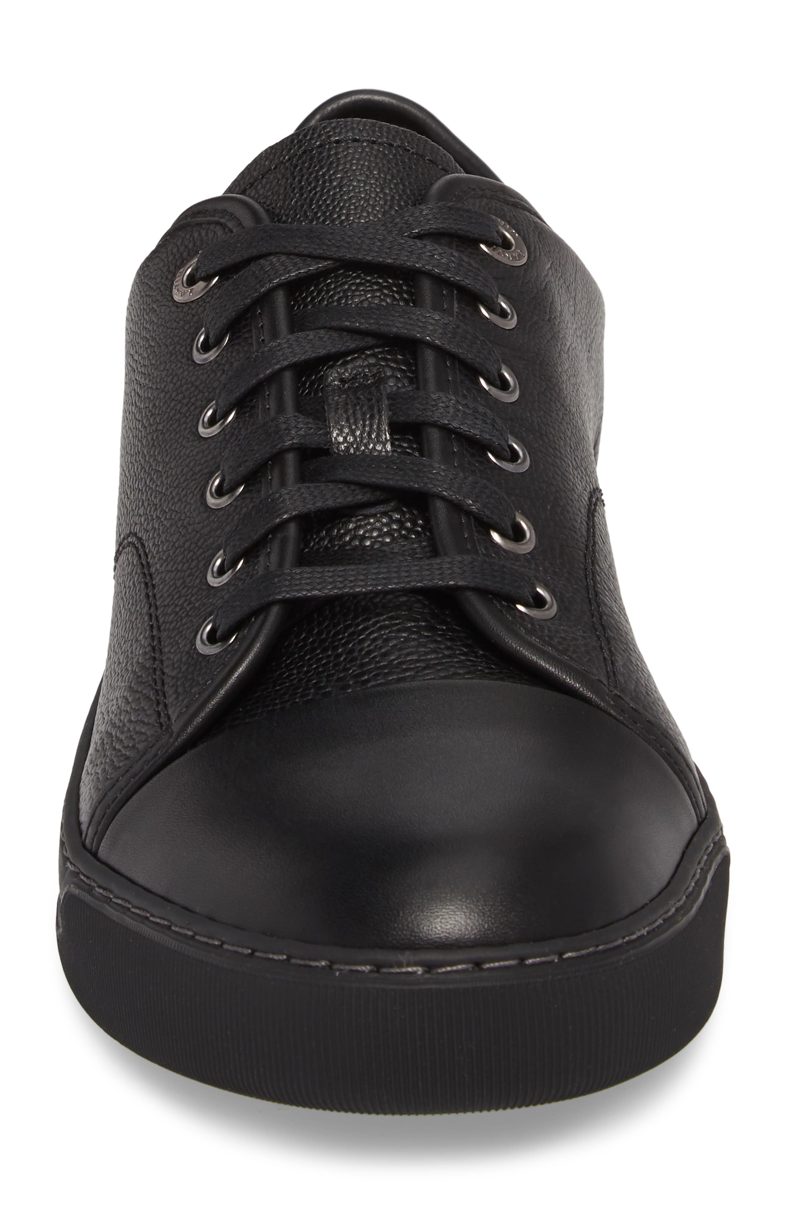 Lanvin Shiny Cap Toe Sneaker, Alternate, color, 