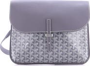 Pre-Owned Goyard Coursier Messenger Bag Coated Canvas and Leather