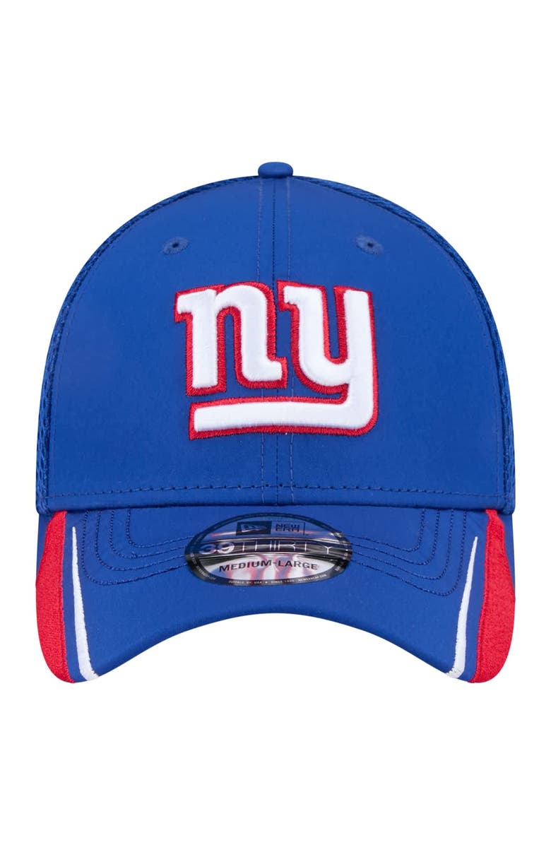 New Era Men's New Era  Royal New York Giants Game Day Linear 39THIRTY Flex Hat, Alternate, color, 